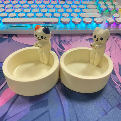 Cartoon Cat Candle Holder