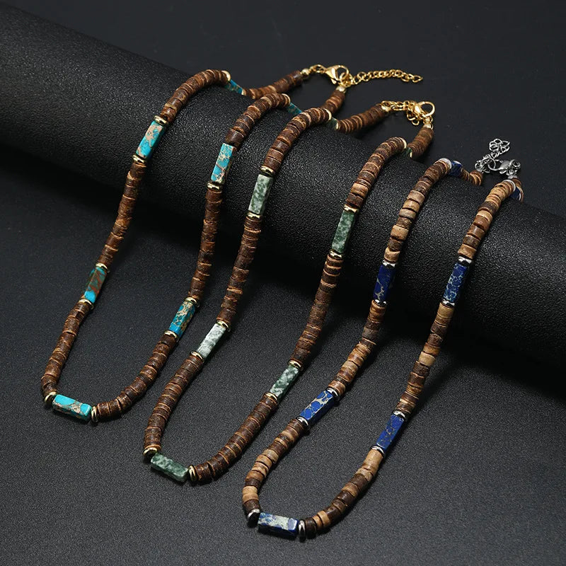 Vintage Bohemian Summer Necklace Ethnic Style