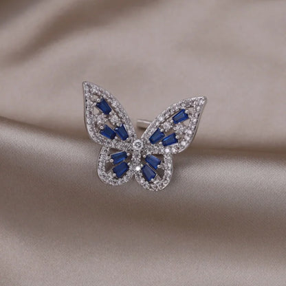 14K Gold Plated Double Love Crystal Ring
