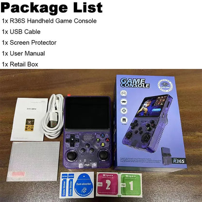 R36S Retro Handheld Video Game Console