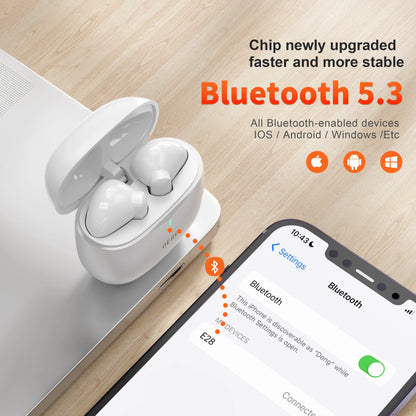 QERE E28 TWS Bluetooth waterproof Earbud