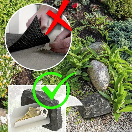 Stone Key Box Simulation Stone