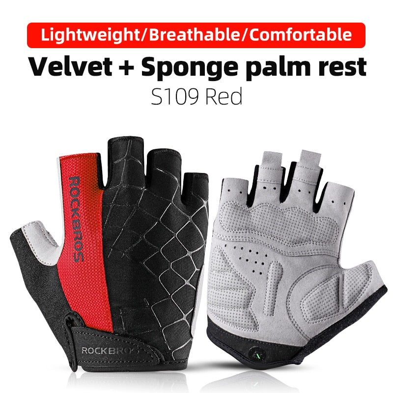 Cycling Gloves Half Finger Shockproof Wear - BestShop