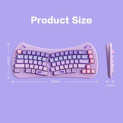 BOW Bluetooth USB Wireless Split Keyboard