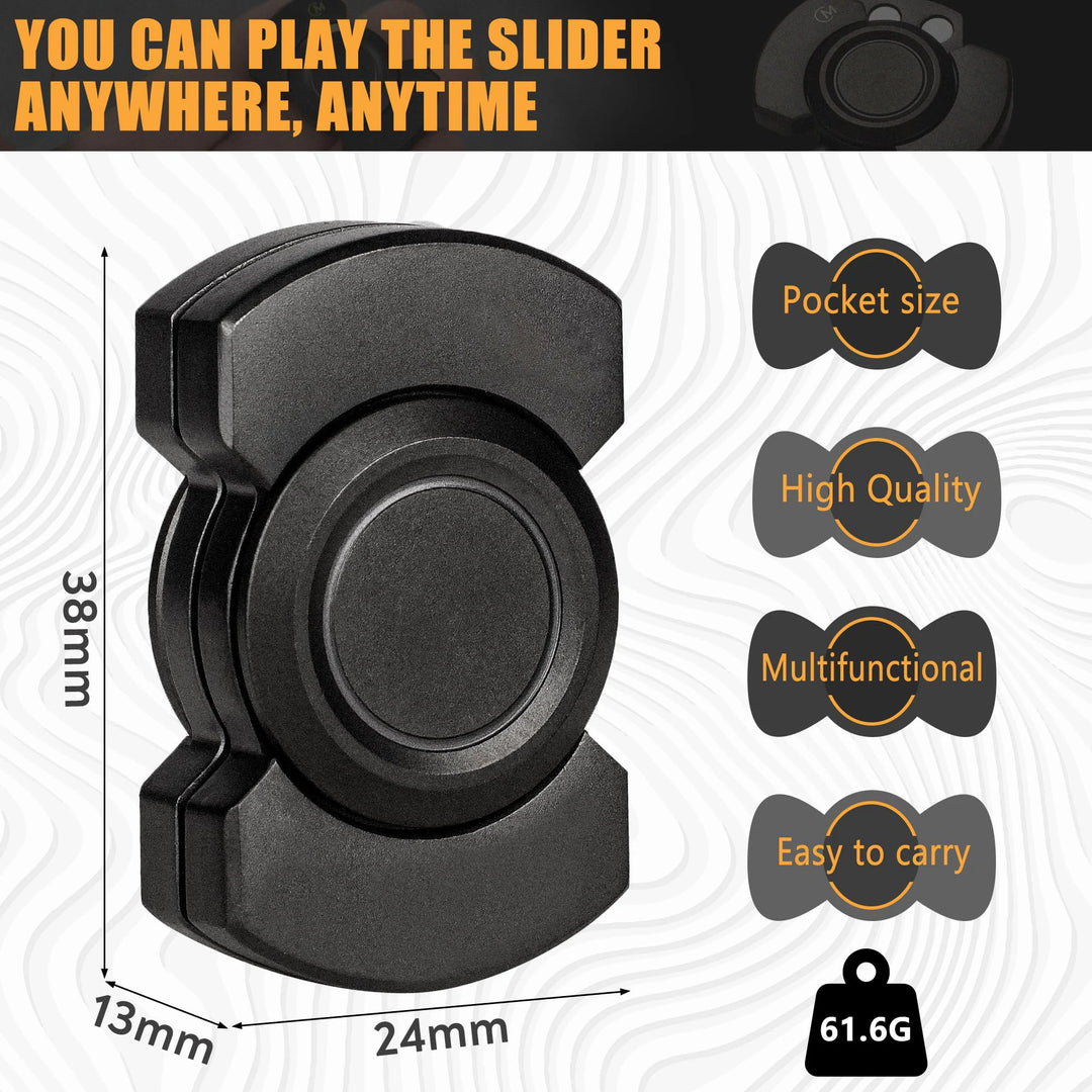 Stainless Steels 3 in 1 Fidget Spinner and Slider