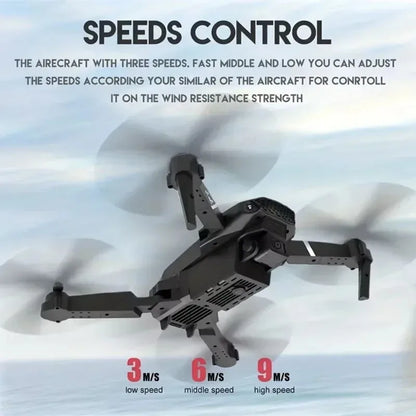 E88Pro Foldable RC Drone 4K/1080P HD Cam