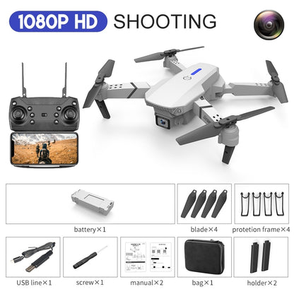 E88 Pro RC Drone 4K Professinal 1080P Wide Angle HD Camera - BestShop
