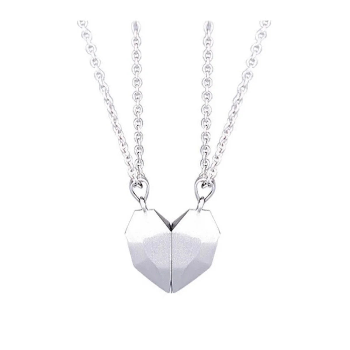 Magnetic Heart Couple Necklace