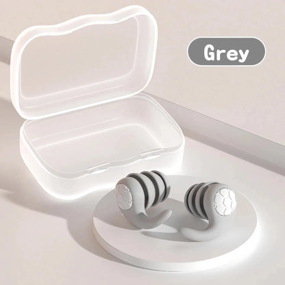 Soft Silicone Earplugs with Noise Cancellation