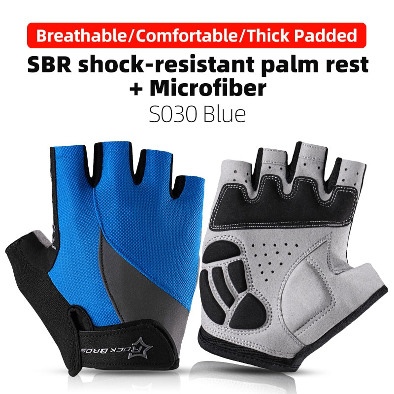 Cycling Gloves Half Finger Shockproof Wear - BestShop
