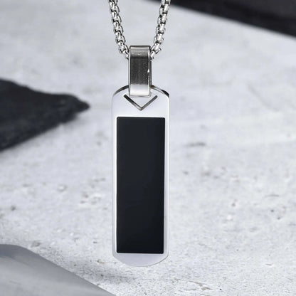 Casual Black Enamel Necklaces