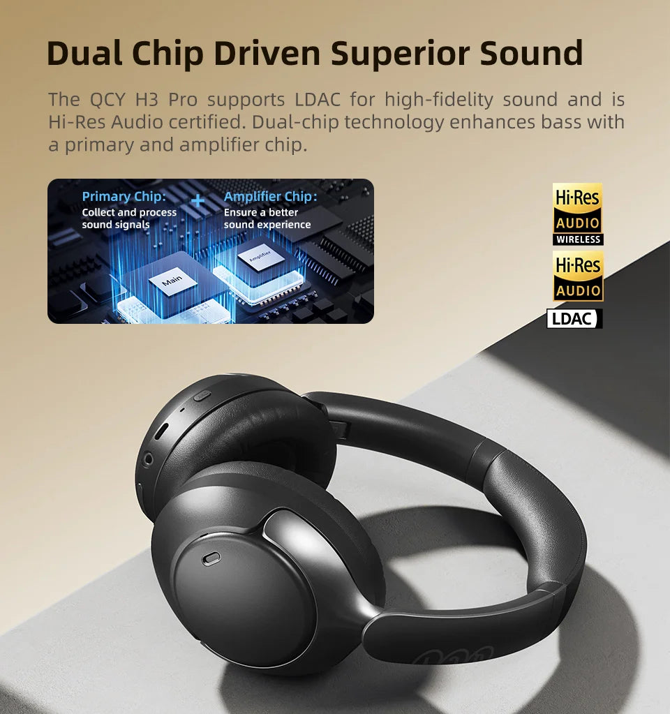 QCY H3 Pro ANC Wireless Headphone