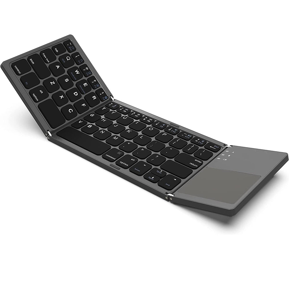 Portable Mini Three Folding Bluetooth Keyboard - BestShop