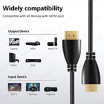 Load image into Gallery viewer, AIXXCO 0.5M 1.5M 1M 2M 3M 5M 10M 15M Gold Plated HDMI-compatible Cable 1.4 1080p 3D video cables for HDTV Splitter Switcher

