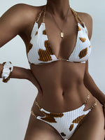 Load image into Gallery viewer, 2023 Sexy Printed Chain Bikini Set - BestShop
