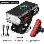 Load image into Gallery viewer, LED Bicycle Light 1000LM USB Rechargeable Bike Front Lamp - BestShop
