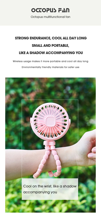 Portable Oscillating Pram Mini Fan Mini