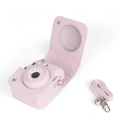 For Instax Mini 12 Camera Case PU Leather