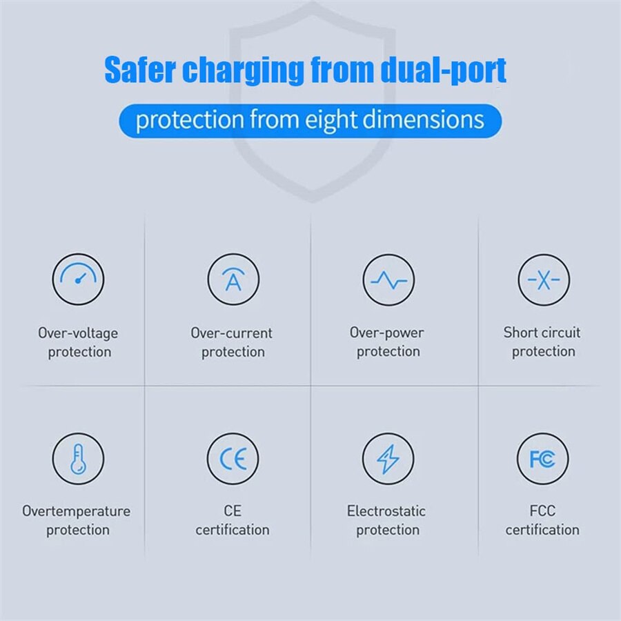 USB Wall Charger Block 4 Port PD QC Fast Power Adapter - BestShop