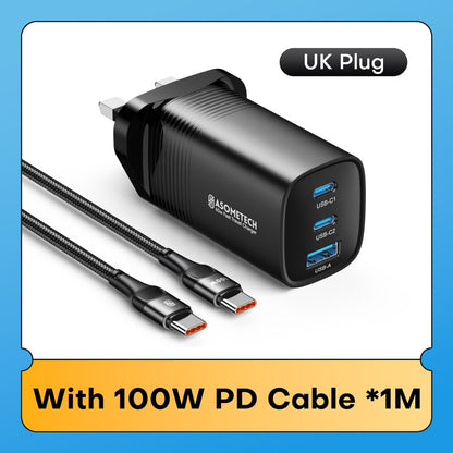 ASOMETECH USB Type C Charger 65W 45W Quick Charger - BestShop