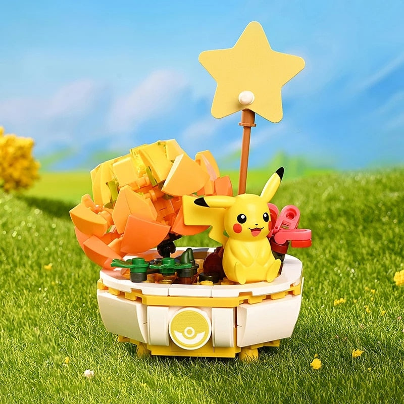 New Pokemon Building Block Pikachu Charmander Squirtle - BestShop