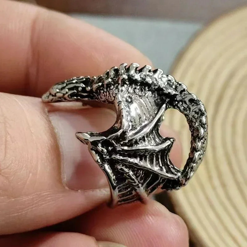 Dragon Rings Gothic Punk Style