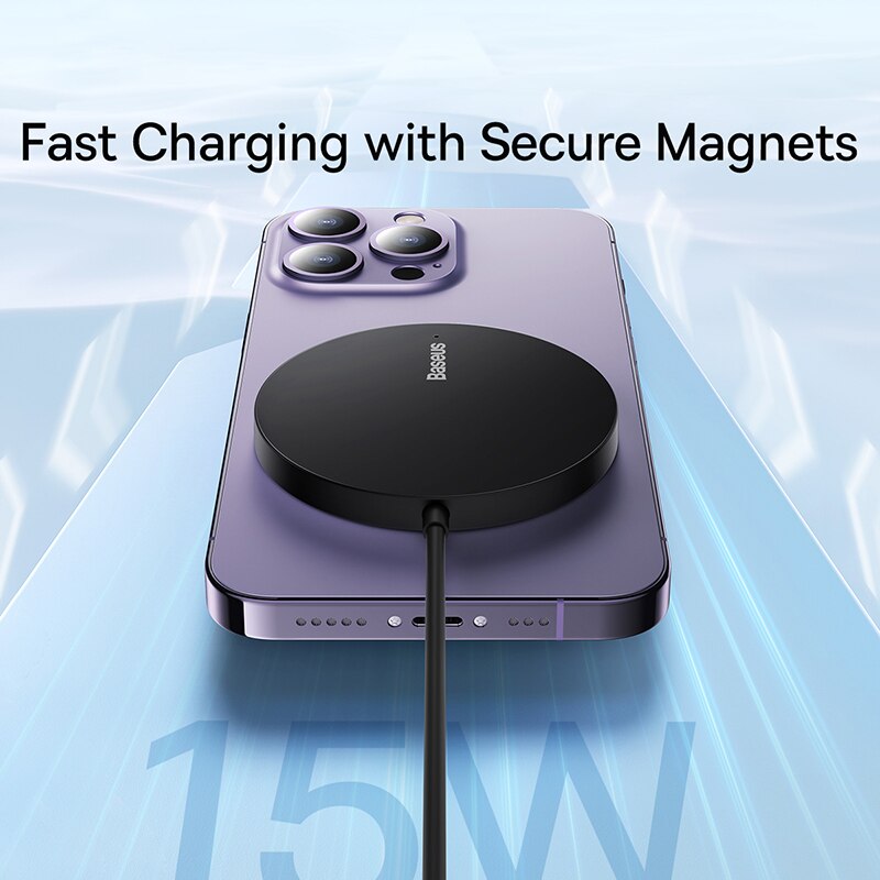 Baseus 15W Magnetic Wireless Charger For iPhone - BestShop