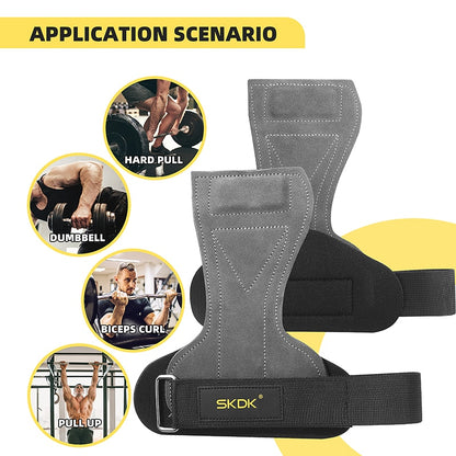 SKDK Gym Grips Palm Guards Cowhide Palm Protector - BestShop