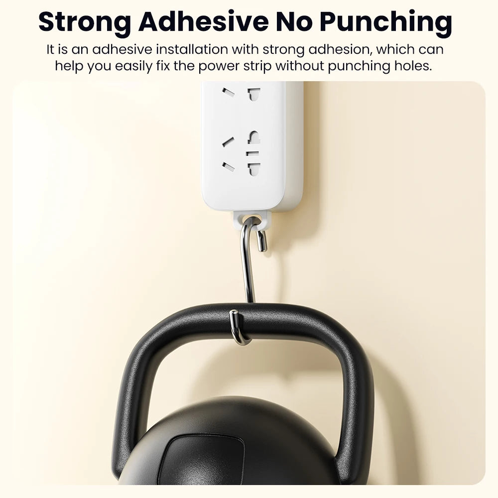 Self-Adhesive Power Socket Strip