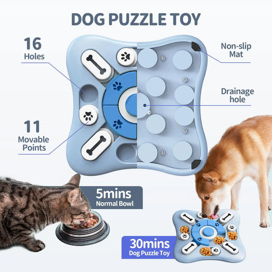 Slow Feeder Interactive Pet Puzzle