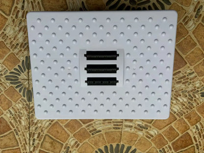 Portable Ergonomic Foot Rest with Massage Rollers