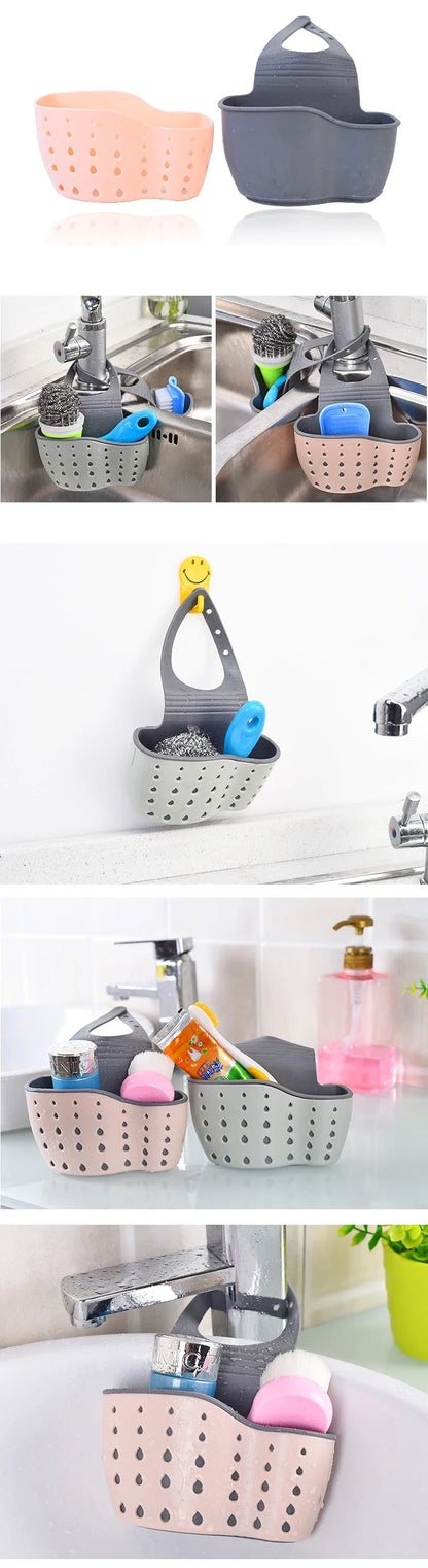 Home Storage Drain Basket Sink Holder
