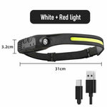 Load image into Gallery viewer, Rechargable Headlamp, Camping Accessories Gear, Waterproof Head Led Lights - BestShop
