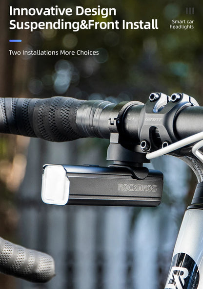 Luz delantera para bicicleta ROCKBROS de 5000 mAh 