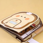 Load image into Gallery viewer, Paper Waffle Quiet Colorful Bread Cartoon Book
