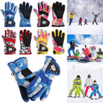 Load image into Gallery viewer, Winter Snow Warm Gloves for Children Aged 3-7 Years Thicken Warm Skiing Mittens Kids Boys Girls Ski Snowboard Windproof Gloves - BestShop