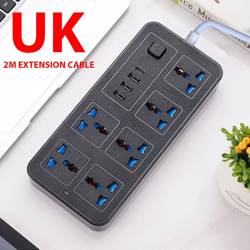 Universal Power Strip TypeC USB Port