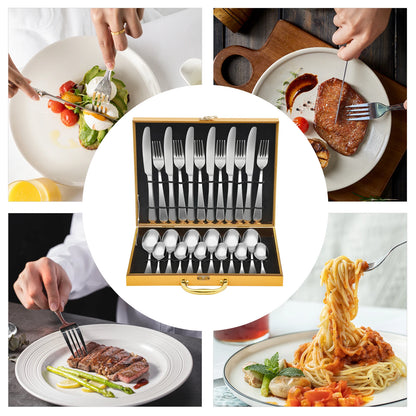 Flatware Set Stainless Steel Silverware Cutlery
