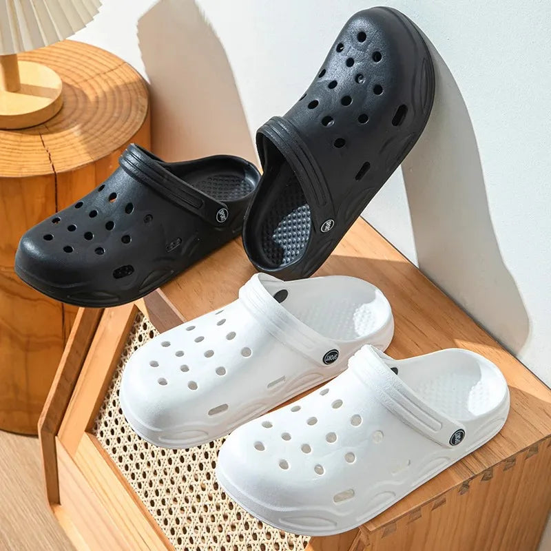 Summer Hollow Out Closed Toe Sandals