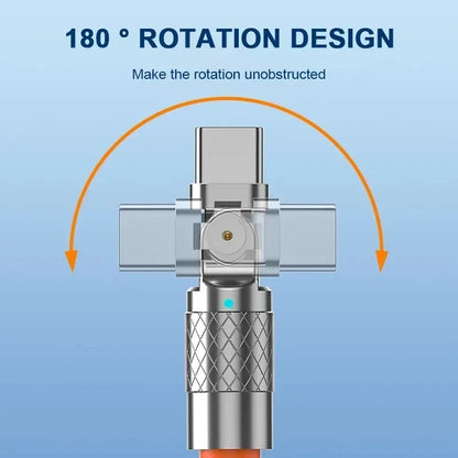 Fast Charge 180 Degree Rotation USB