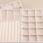 Load image into Gallery viewer, Velvet Jewelry Tray Storage Drawer
