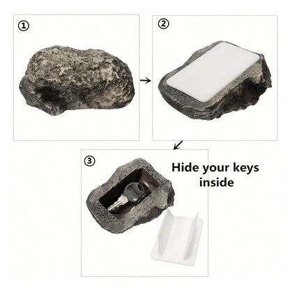 Stone Key Box Simulation Stone
