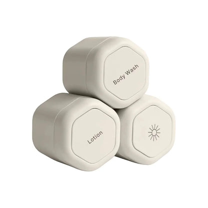 3Pcs Portable Magnetic Cosmetic Dispenser