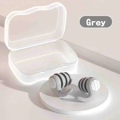 Soft Silicone Earplugs with Noise Cancellation
