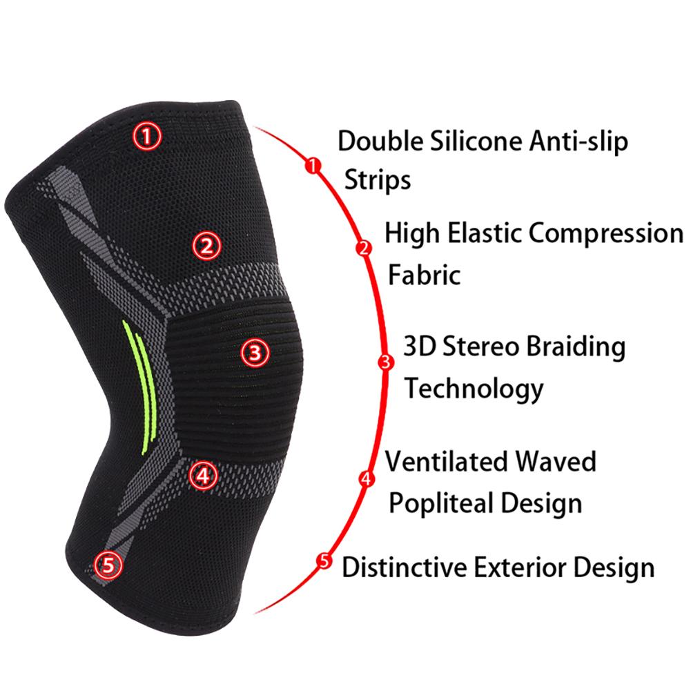 Sports Knee Pads Elastic Non-slip - BestShop