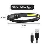 Load image into Gallery viewer, Rechargable Headlamp, Camping Accessories Gear, Waterproof Head Led Lights - BestShop
