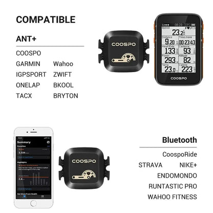 COOSPO BK467 Dual Mode Cadence &amp Speed Sensor