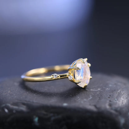 Bague en argent faite à la main