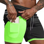 Load image into Gallery viewer, Men Running Shorts Summer Sportswear Double-deck Short Pant - BestShop
