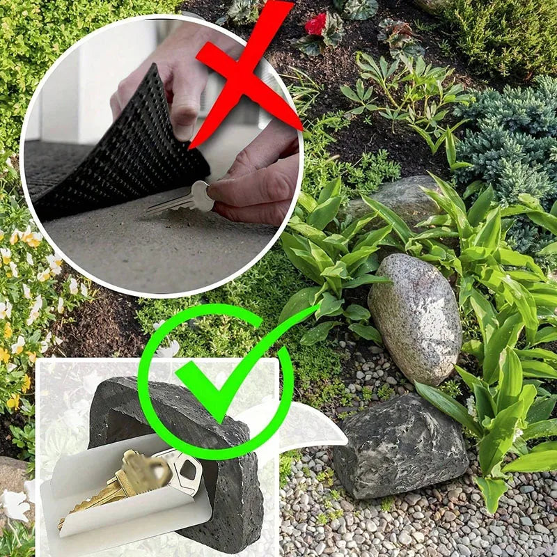 Stone Key Box Simulation Stone